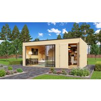 Fjordholz Gartenhaus Modell Q-BIC Alu 44 H Unkategorisiert online kaufen