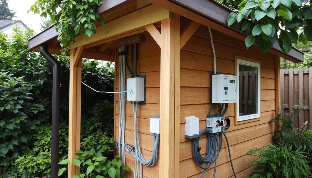 Sicherheit Elektroinstallation Gartenhaus