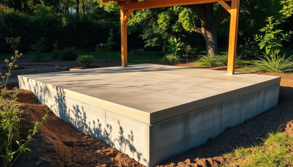 Fundament Gartenhaus